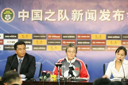Elisabeth Loisel claimed to lift the Chinese women's football national team to the world top six on Sunday when she was unveiled as the seventh head coach of the Chinese side over four years. 